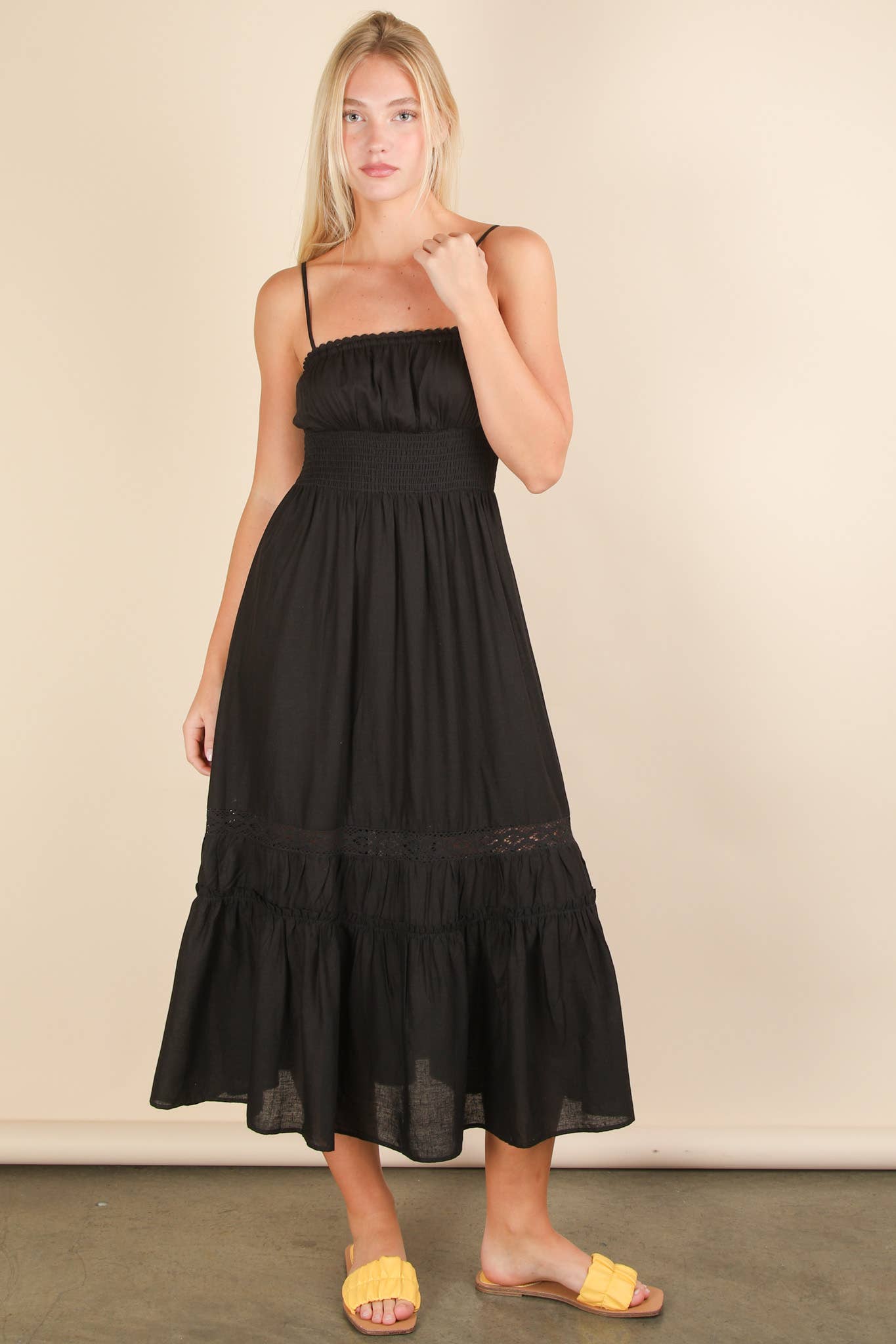 Basic Black Midi Dress