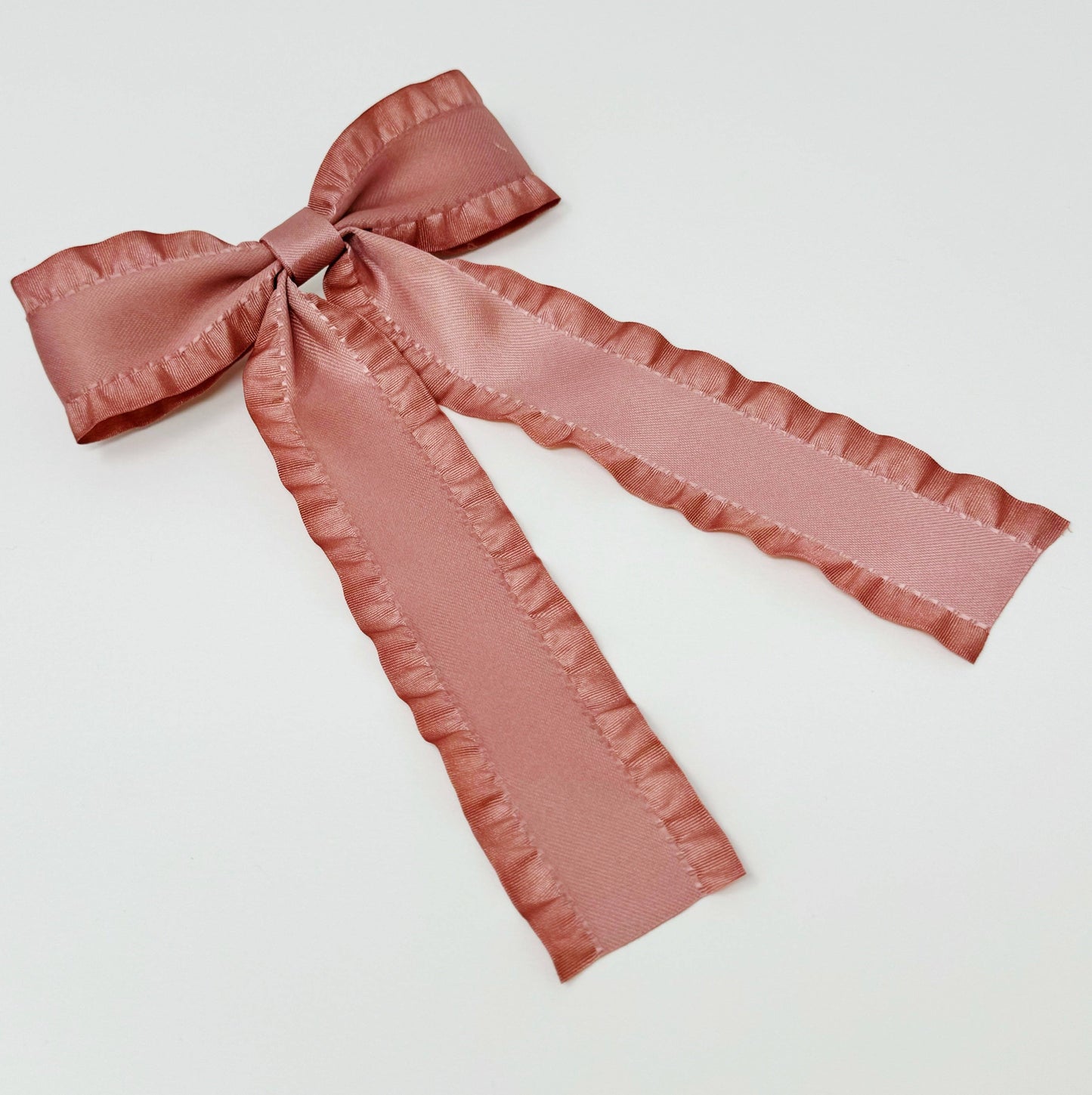 Frill Bow Hair Clips