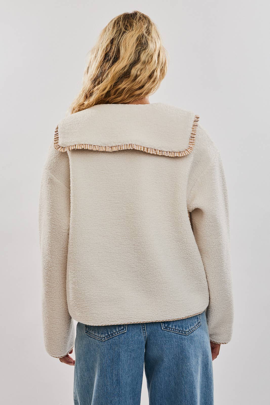 Ivory Teddy Sherpa Jacket
