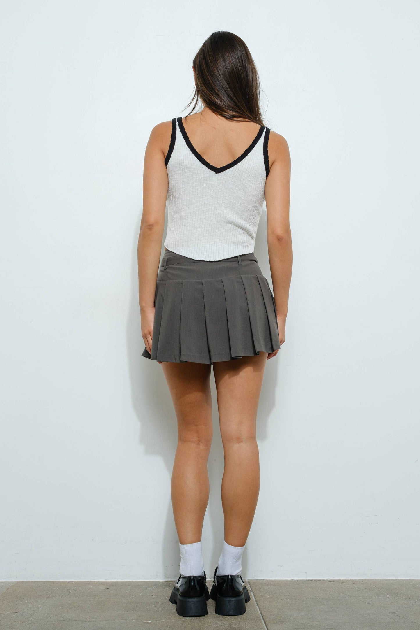 Scallop Edge Knit Tank