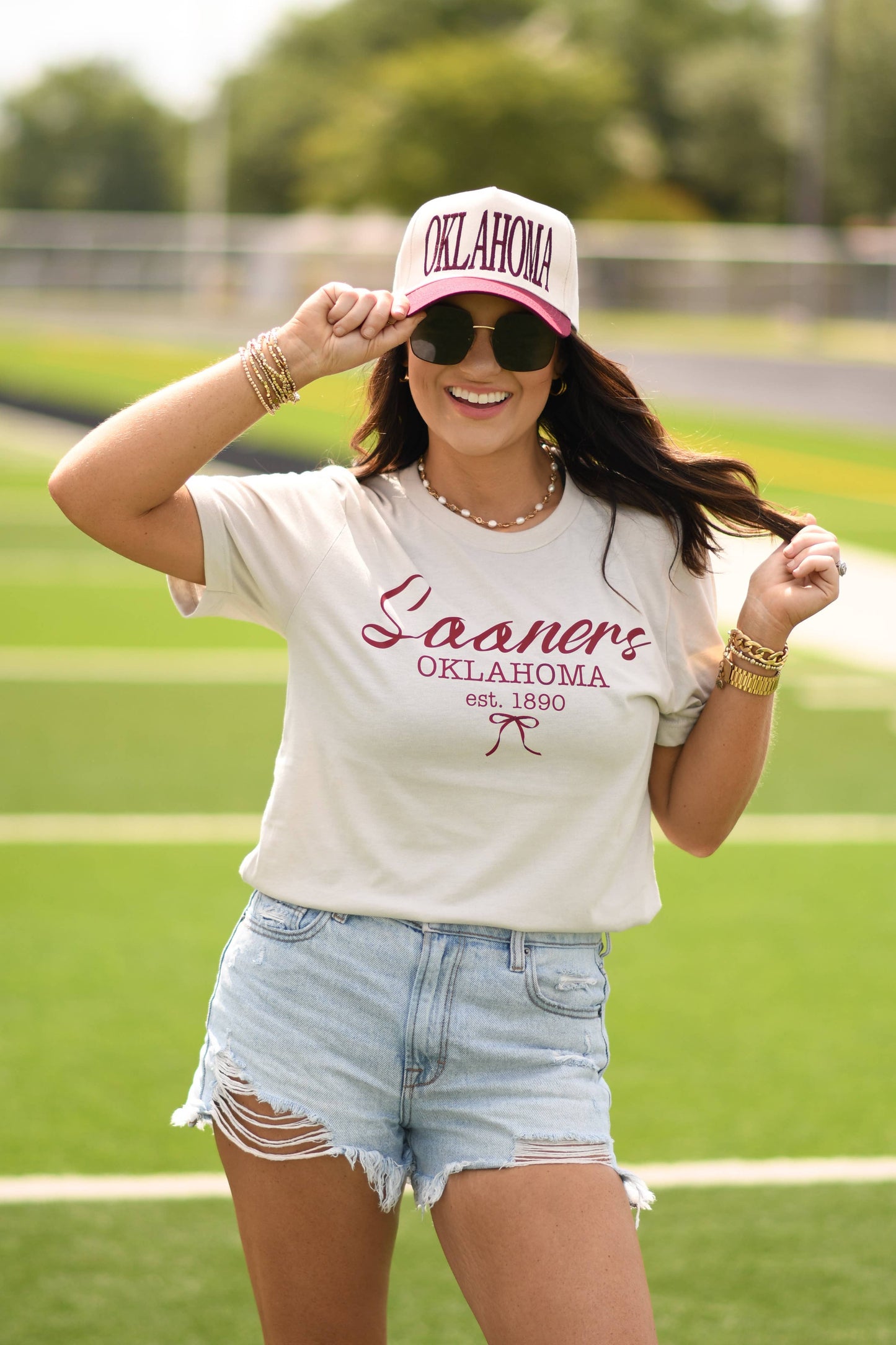 Sooners Oklahoma Bow Tee