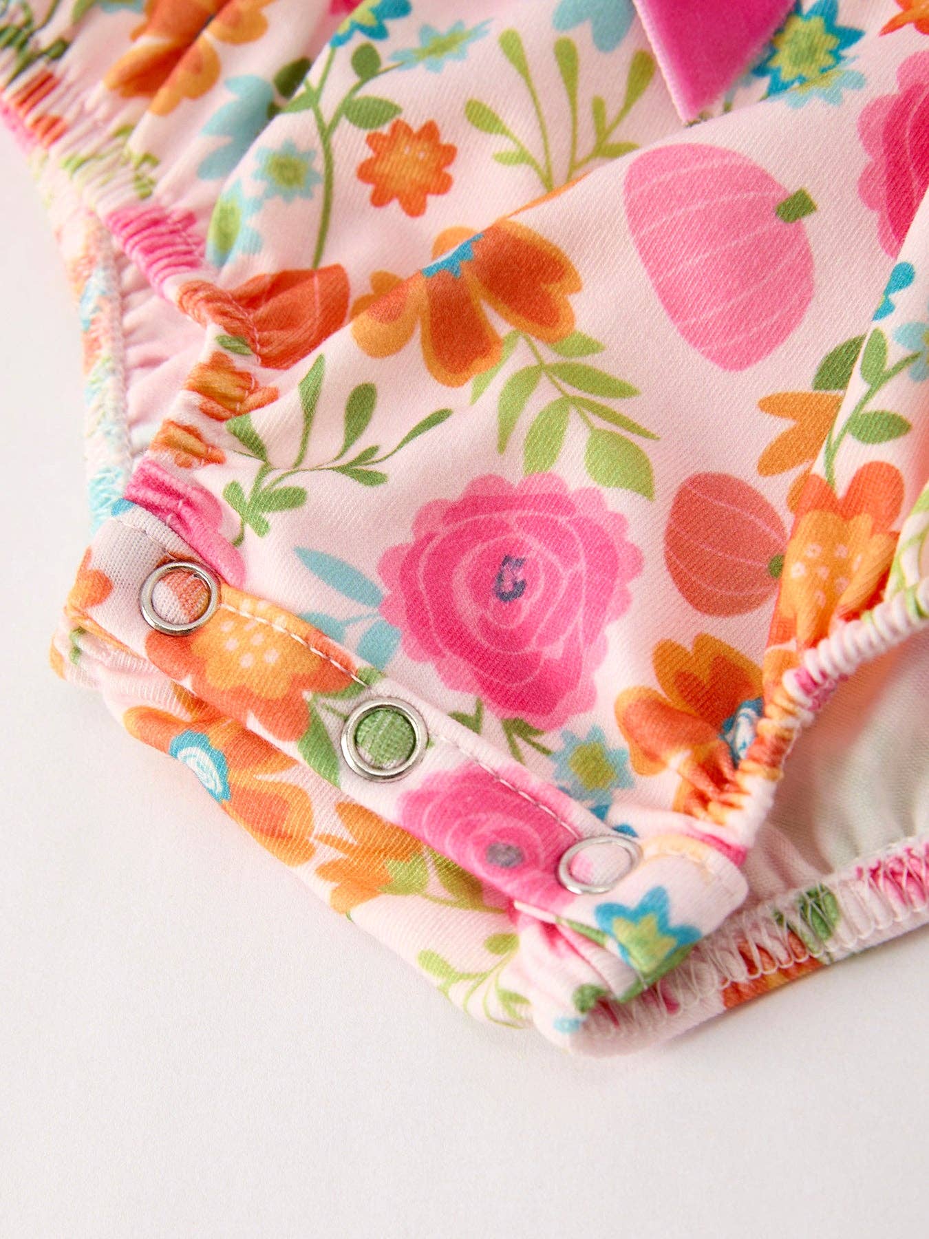 Baby Pink Pumpkin Romper