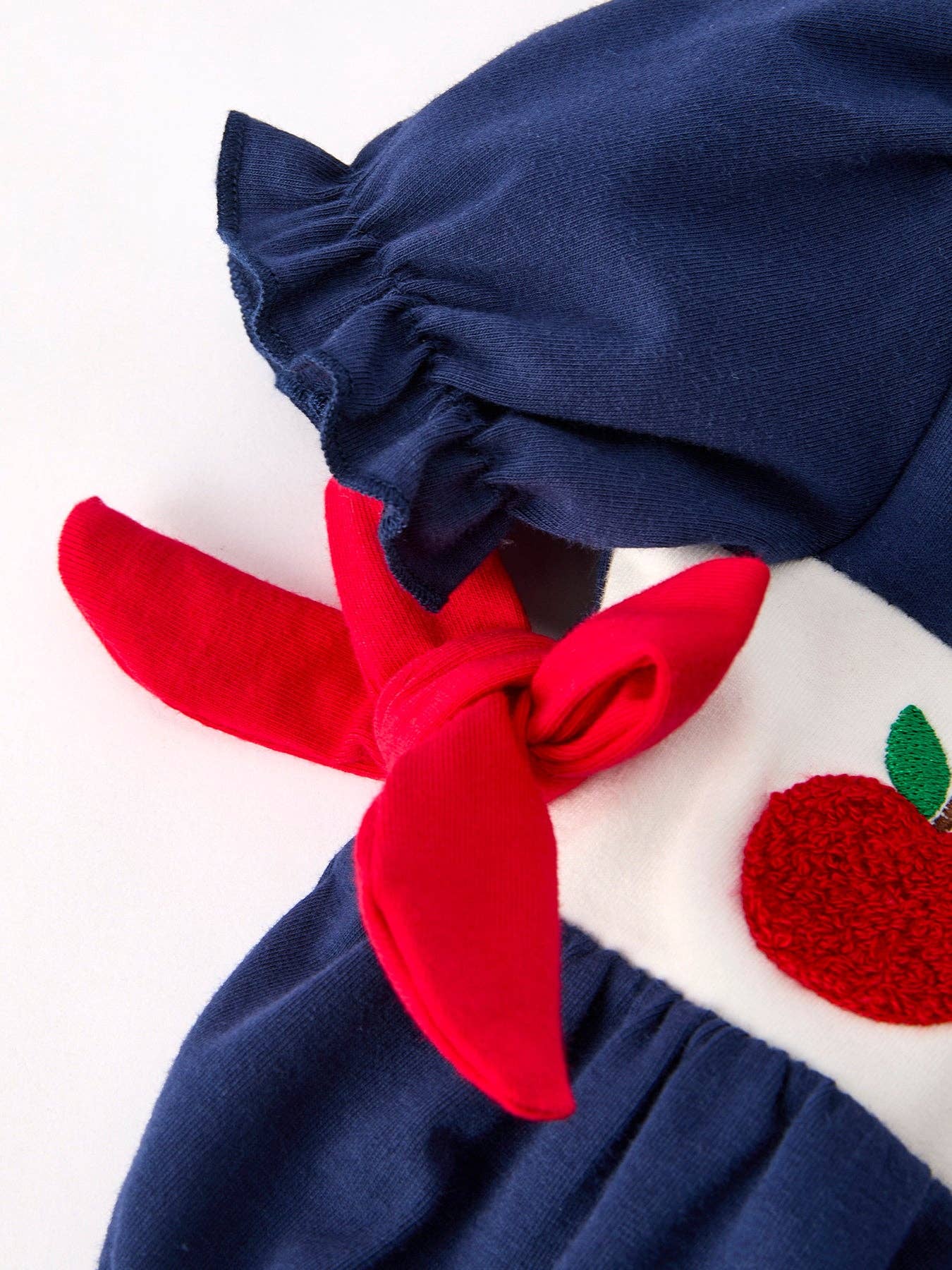 Baby Apple Bow Romper