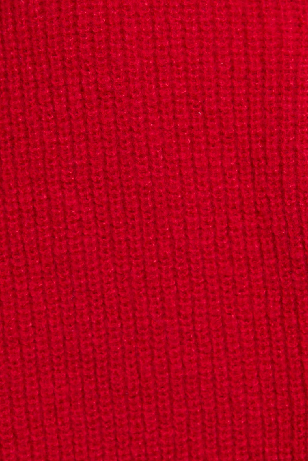 Red Button-Up Cardigan