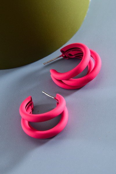Twisted Hoop Earrings