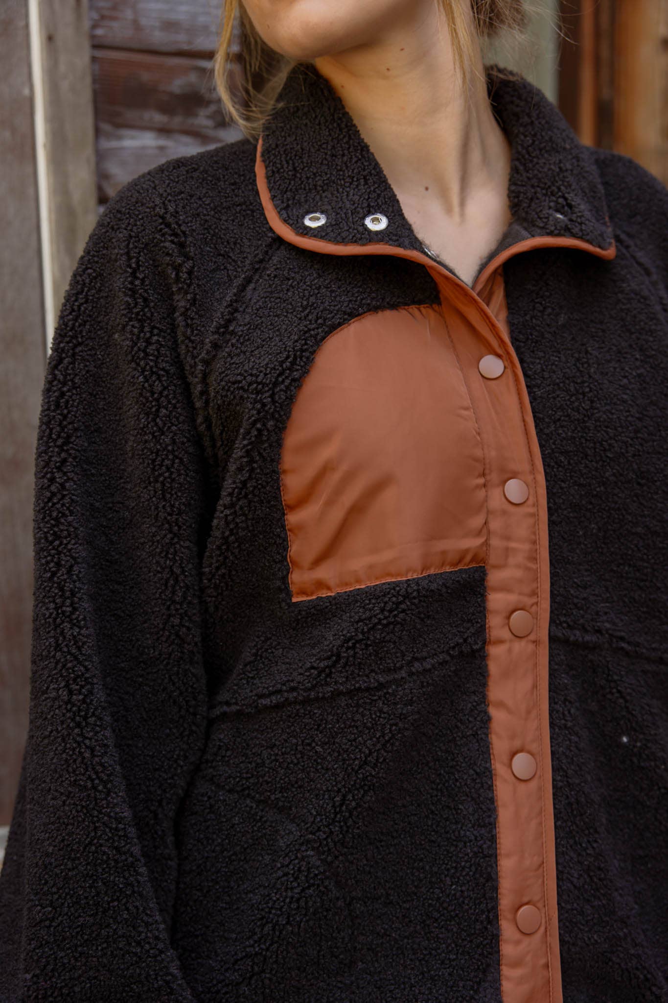 Cozy Colorblock Fleece Jacket