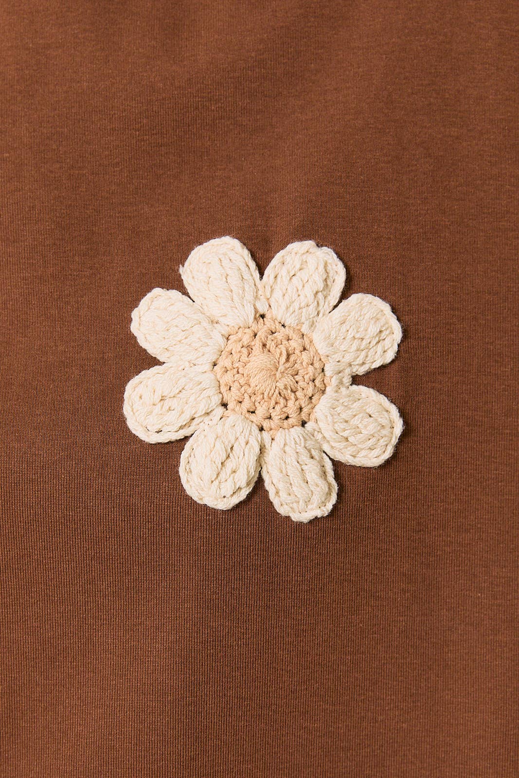 Crochet Flower Patch Top