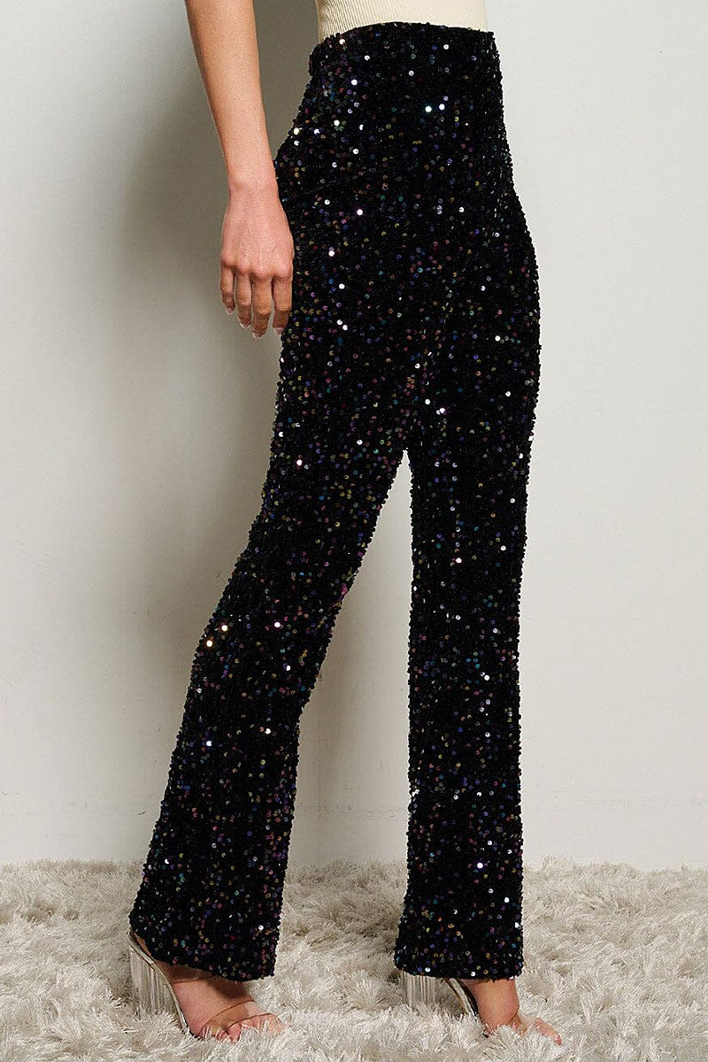 Shimmer Sequin Pants