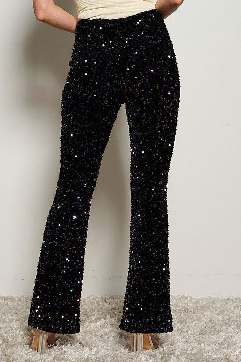 Shimmer Sequin Pants
