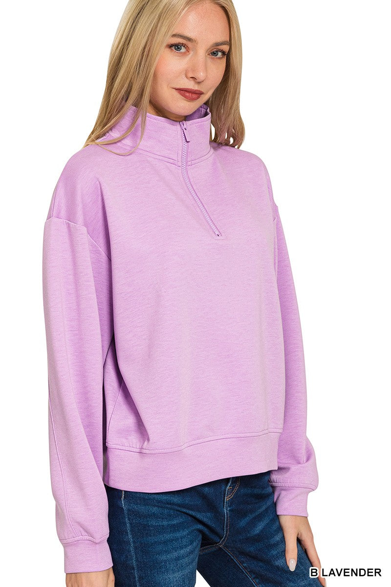 Lavender Pullover Scuba