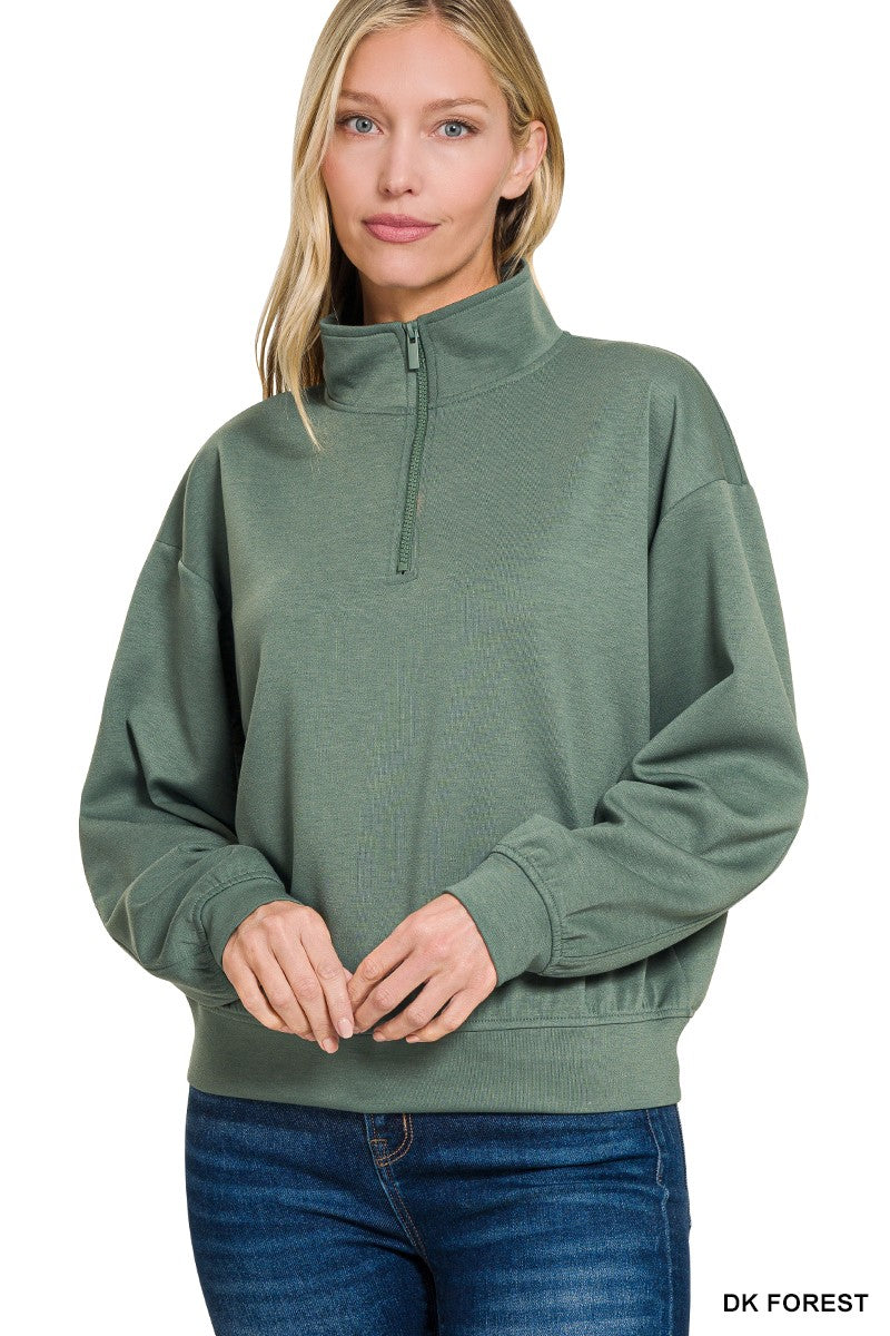 Olive Pullover Scuba