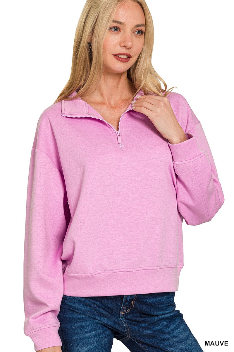 Candy Pink Pullover Scuba
