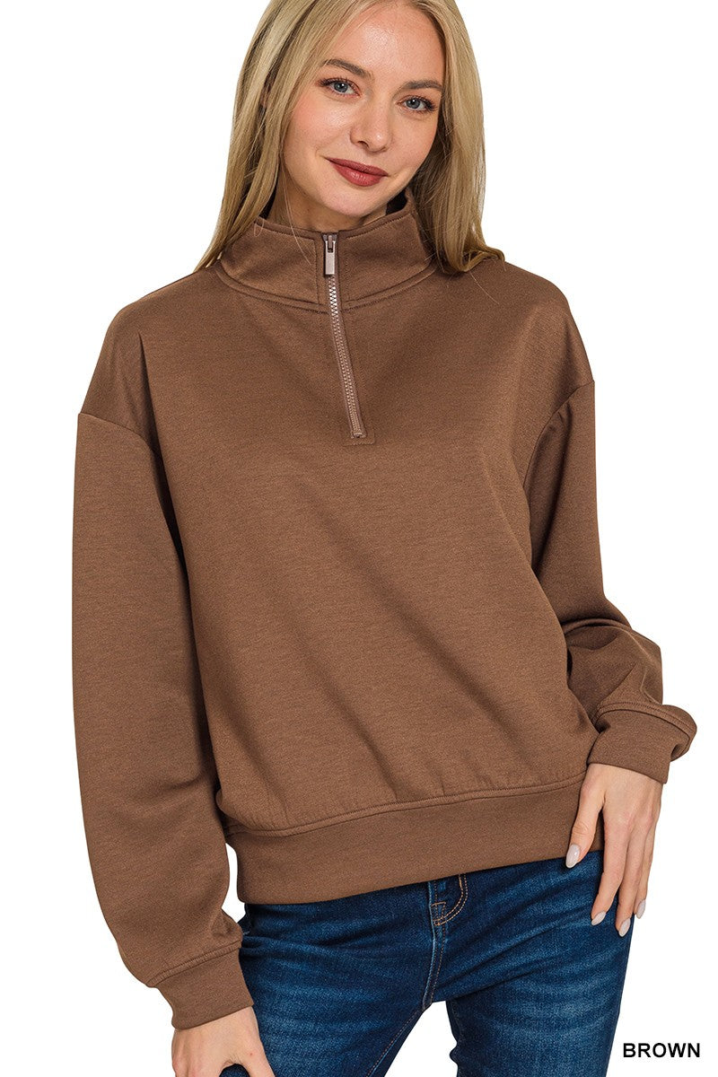Brown Pullover Scuba