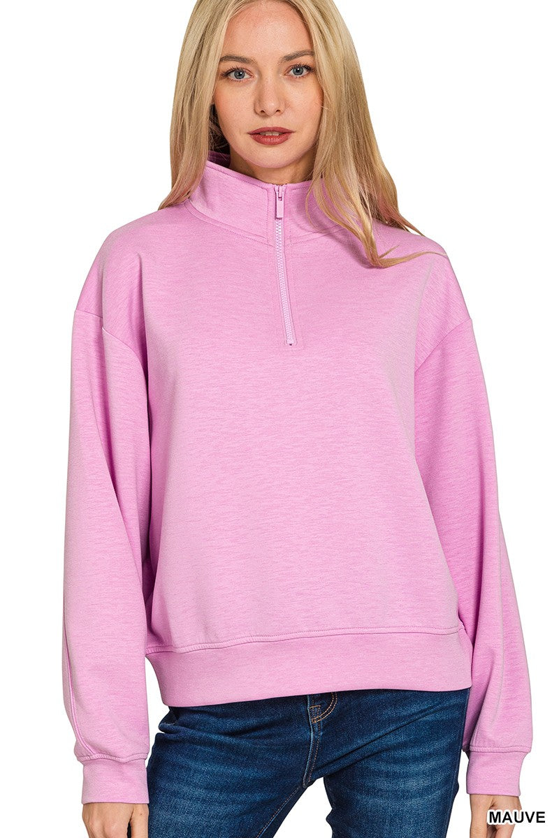 Candy Pink Pullover Scuba