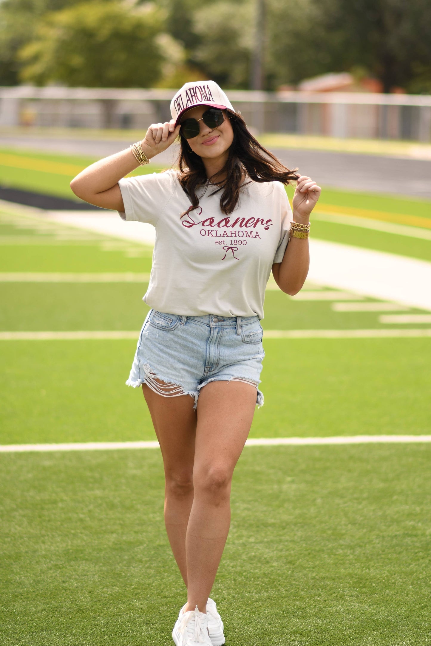 Sooners Oklahoma Bow Tee