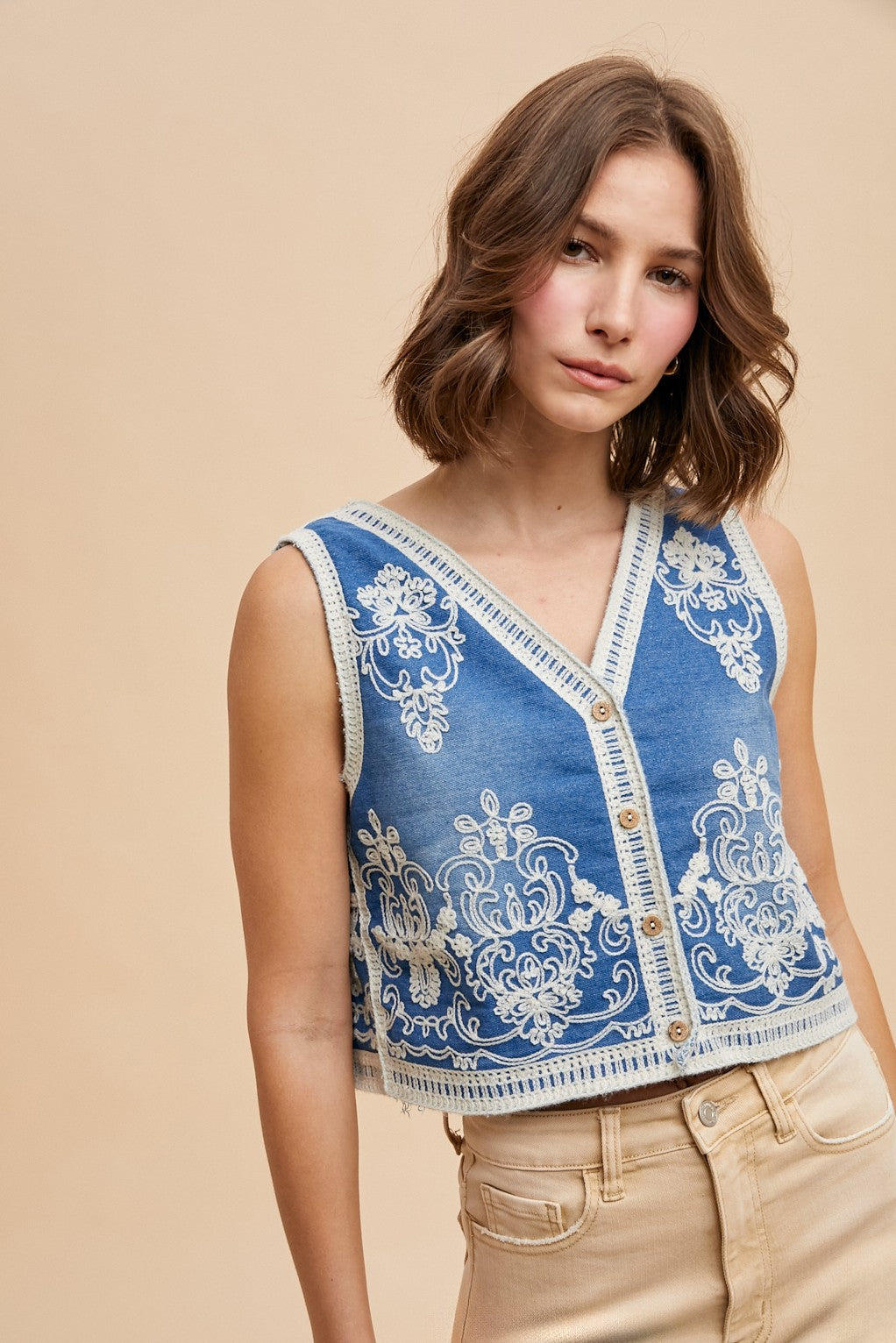 Chelsea Embroidered Vest