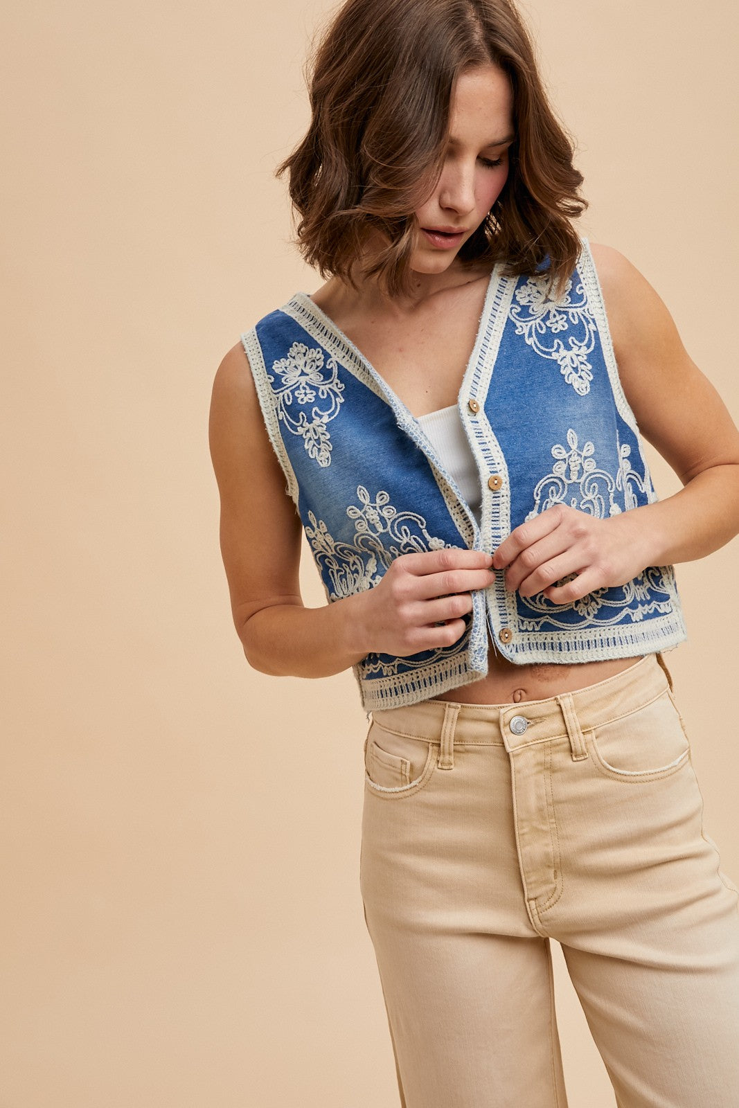 Chelsea Embroidered Vest