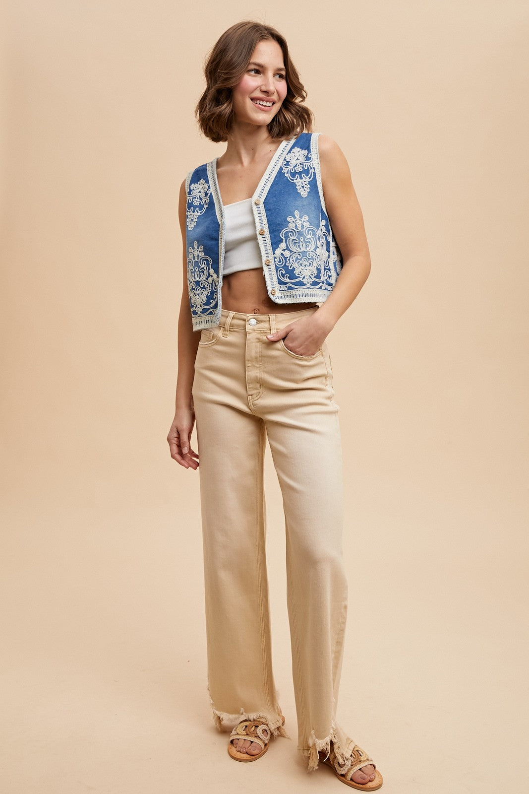 Chelsea Embroidered Vest