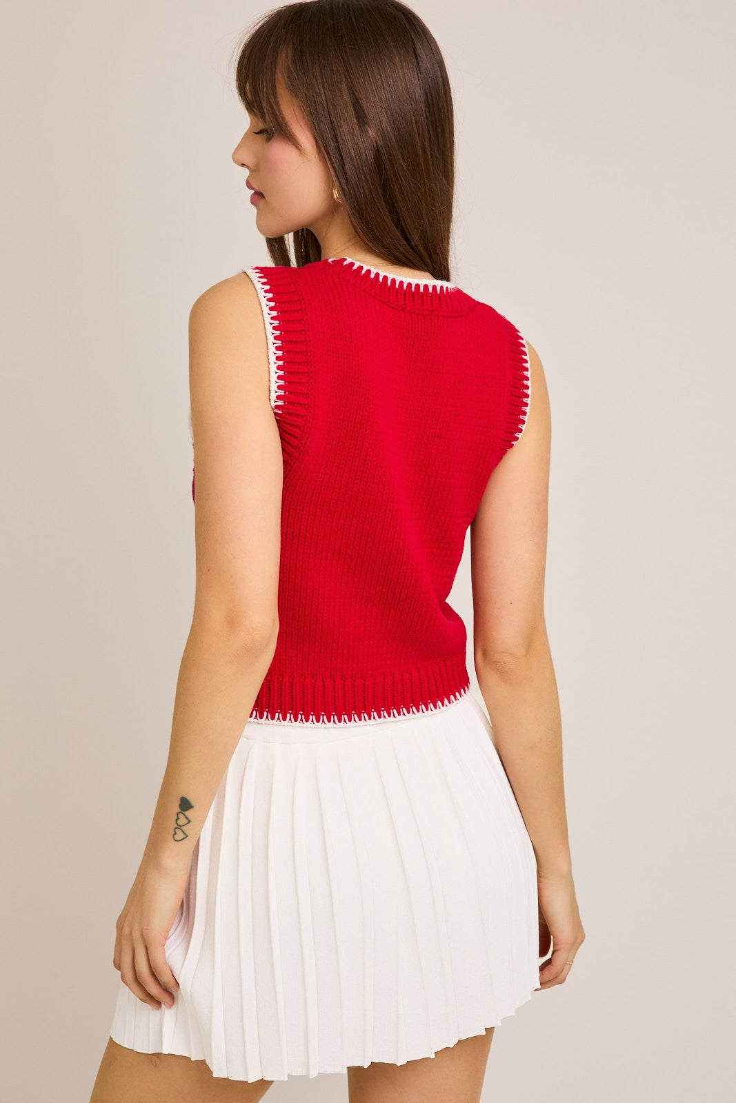 Sooner Stitching Sweater Vest