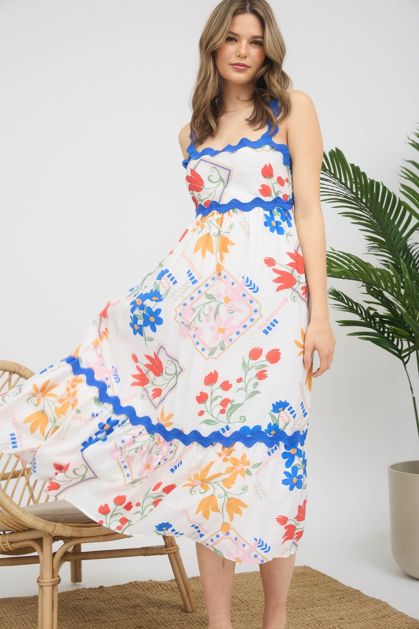 Citrus Garden Party Dress