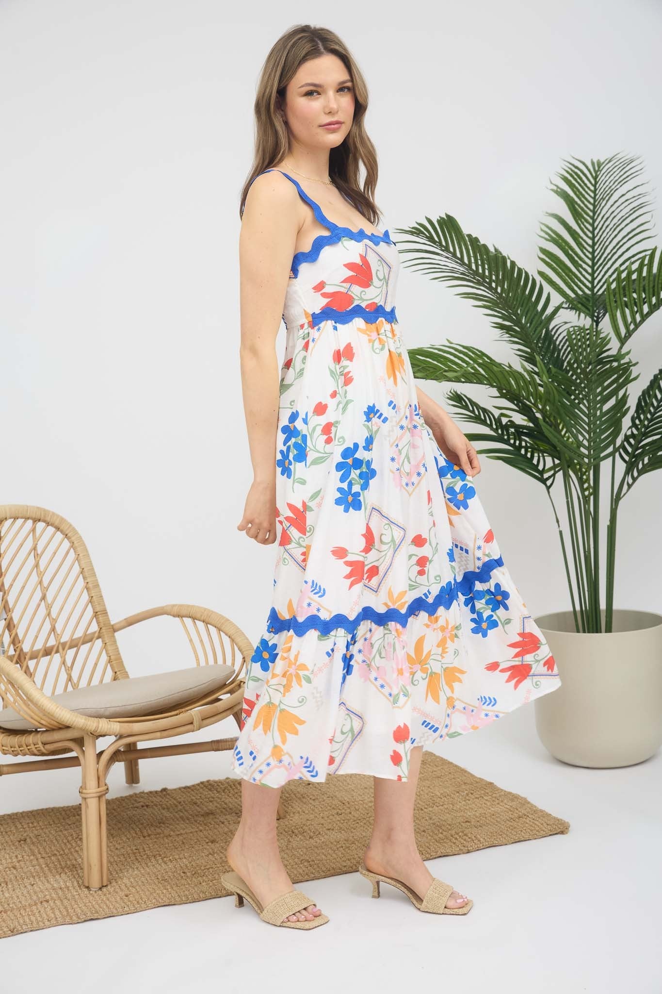 Citrus Garden Party Dress