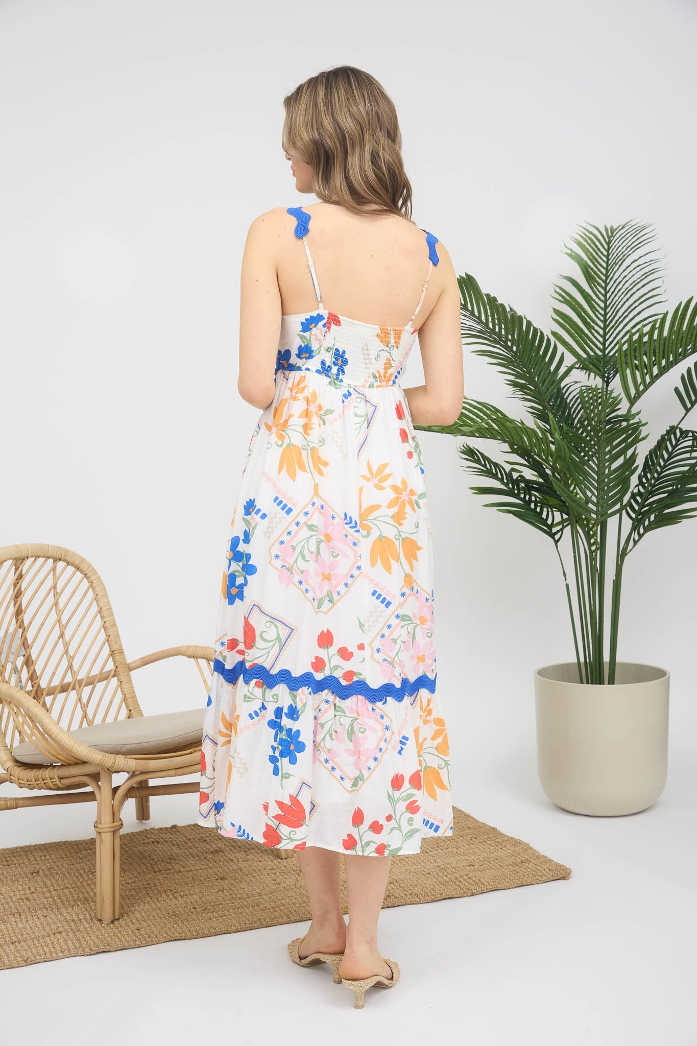 Citrus Garden Party Dress