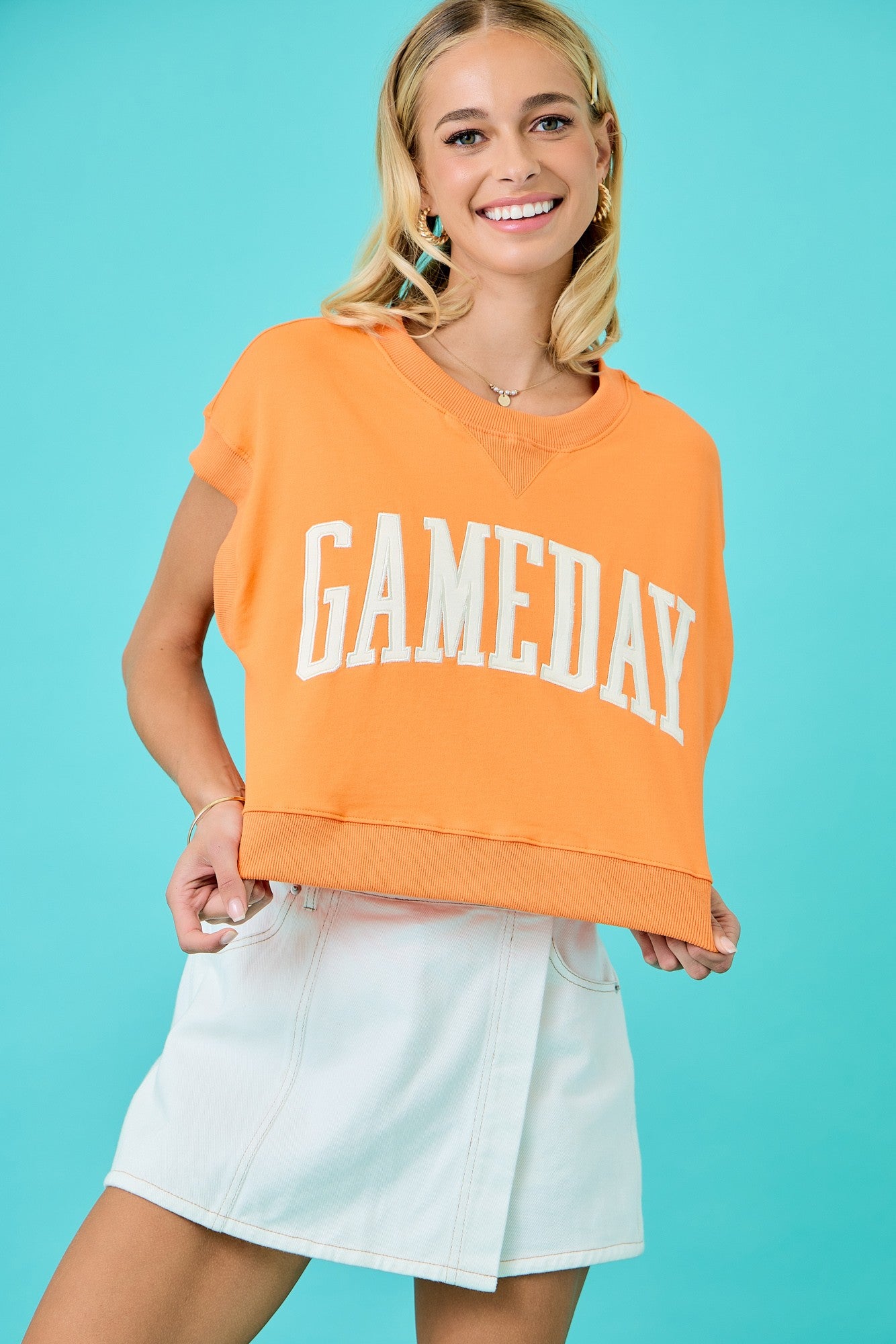 Orange Gameday Top