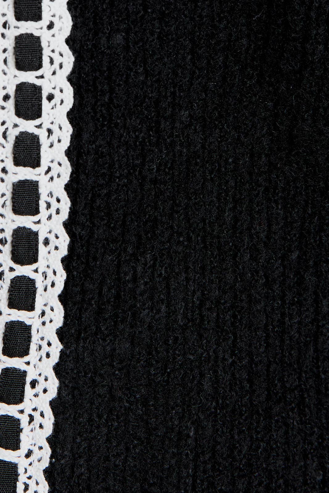 Black & White Babydoll Cardigan
