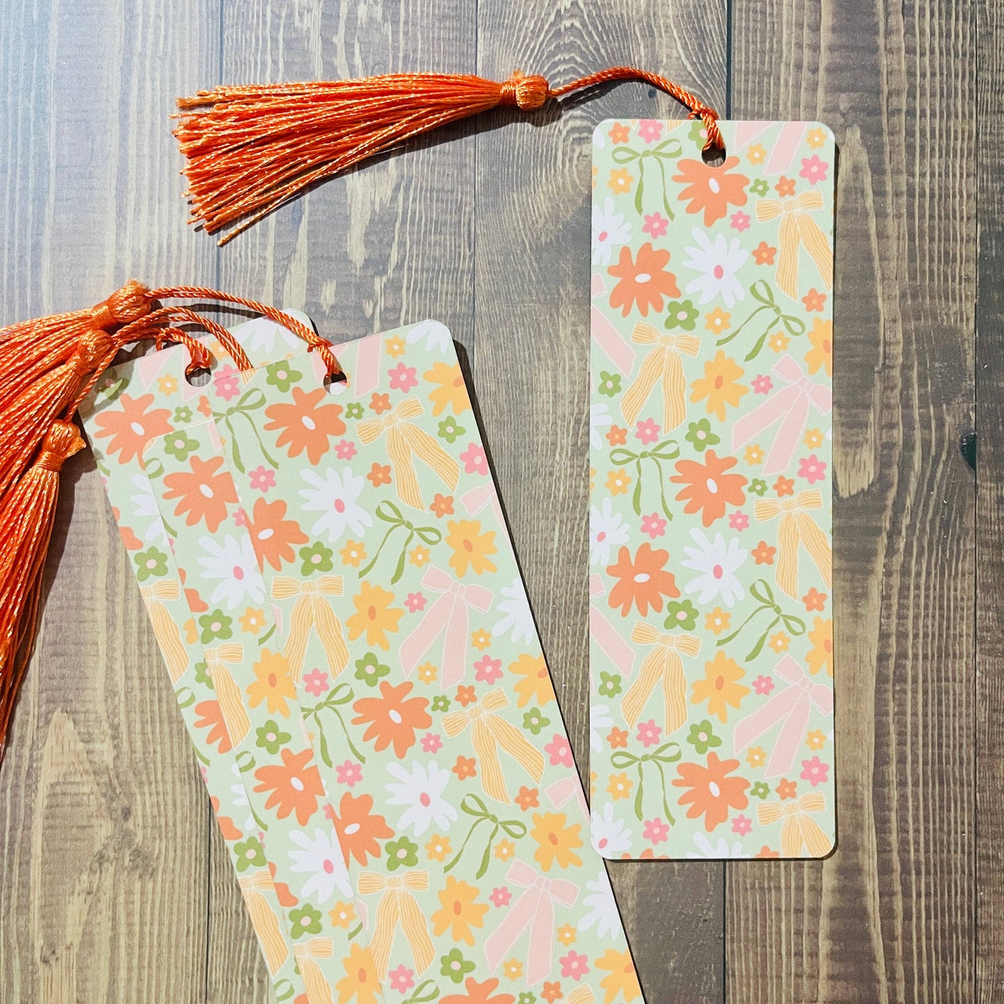 Tassel Spring Bows Bookmark