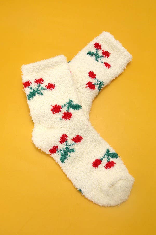 Fruit Fuzzy Socks