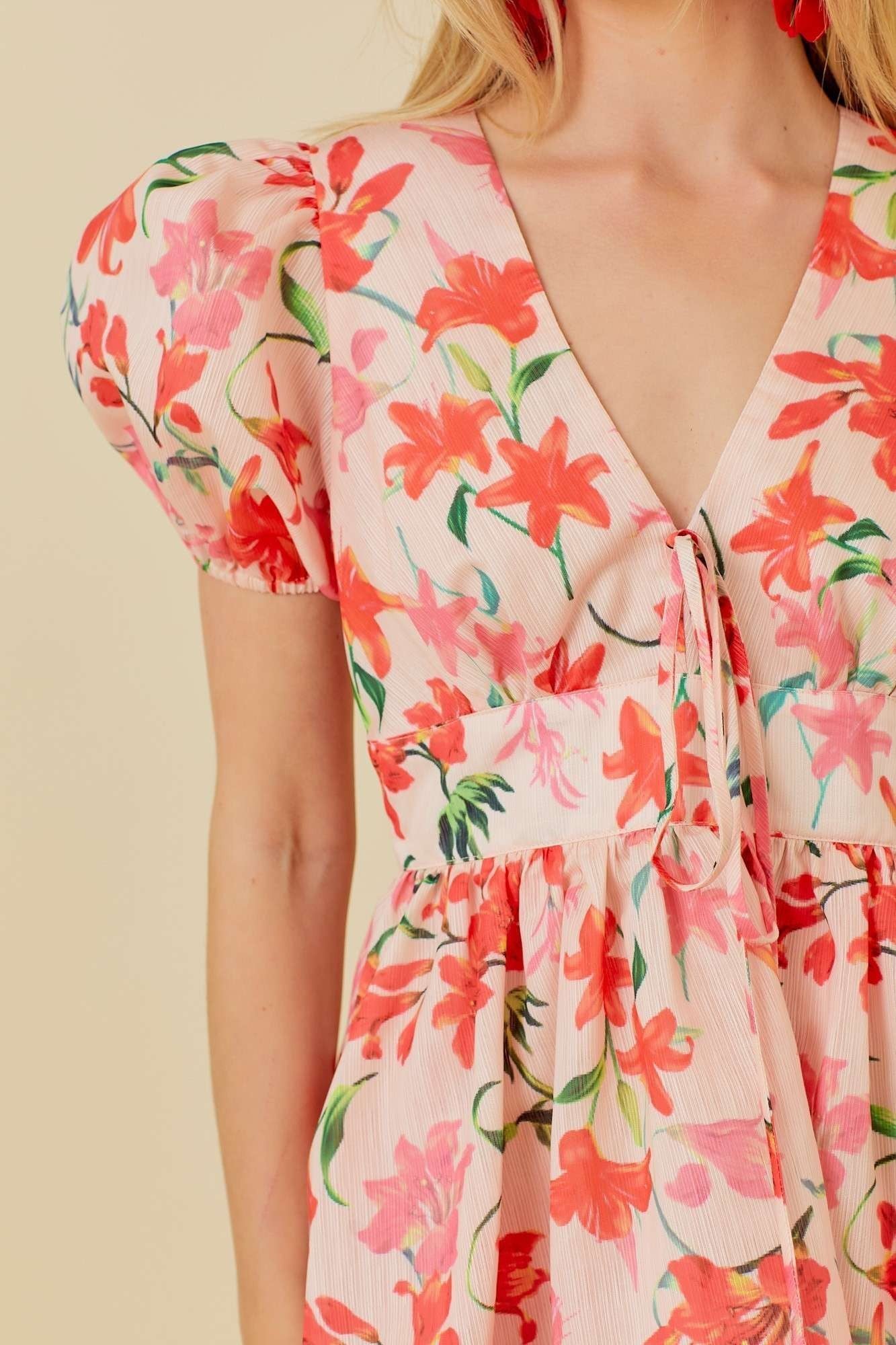 Blooming Mini Dress