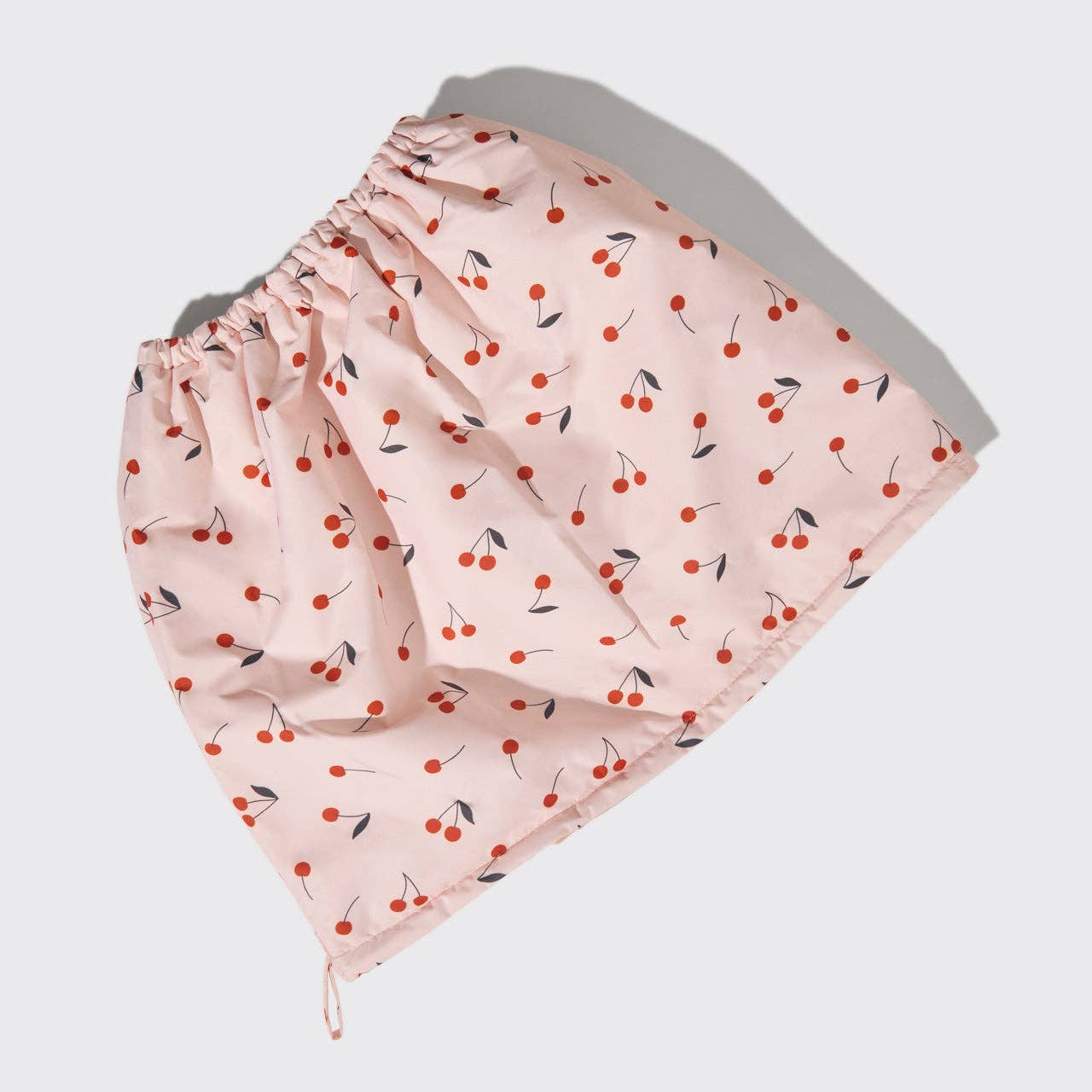 Cherry Satin-Lined Shower Cap
