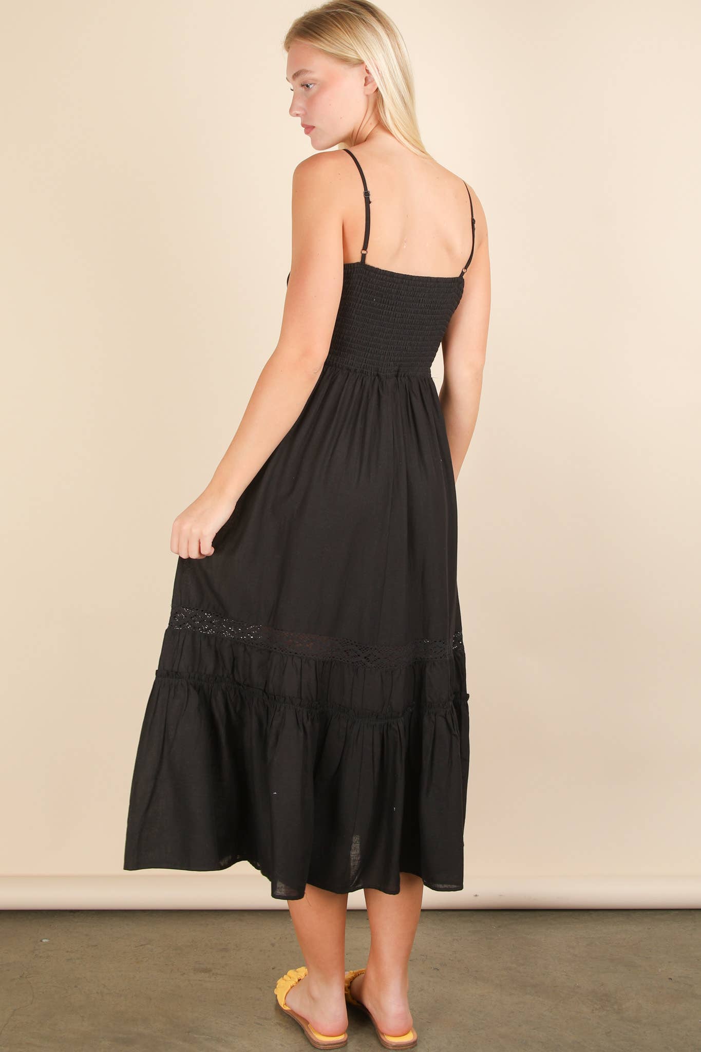 Basic Black Midi Dress