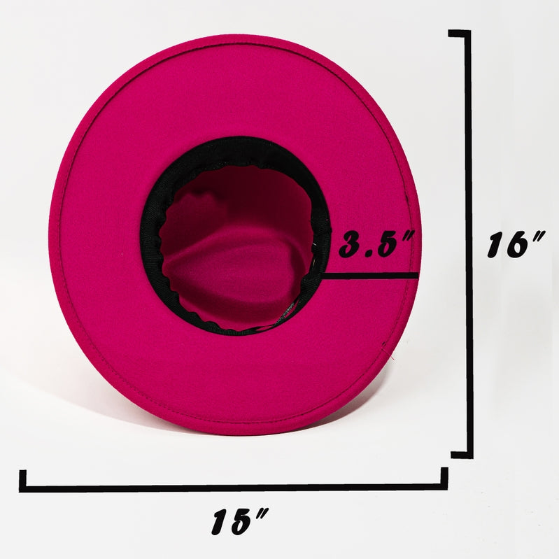 Boho Braided Band Hat - Fuschia