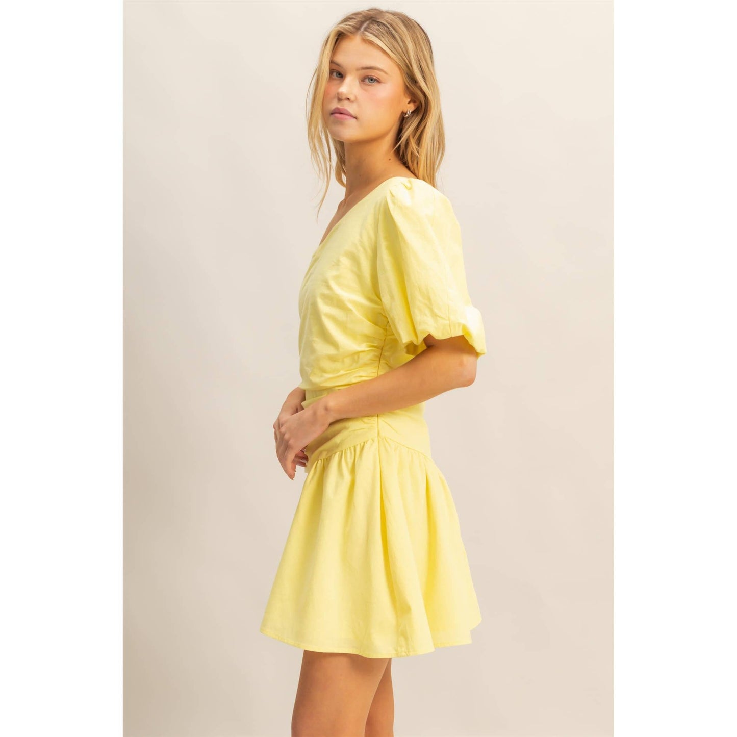 Lemon Drop Mini Dress