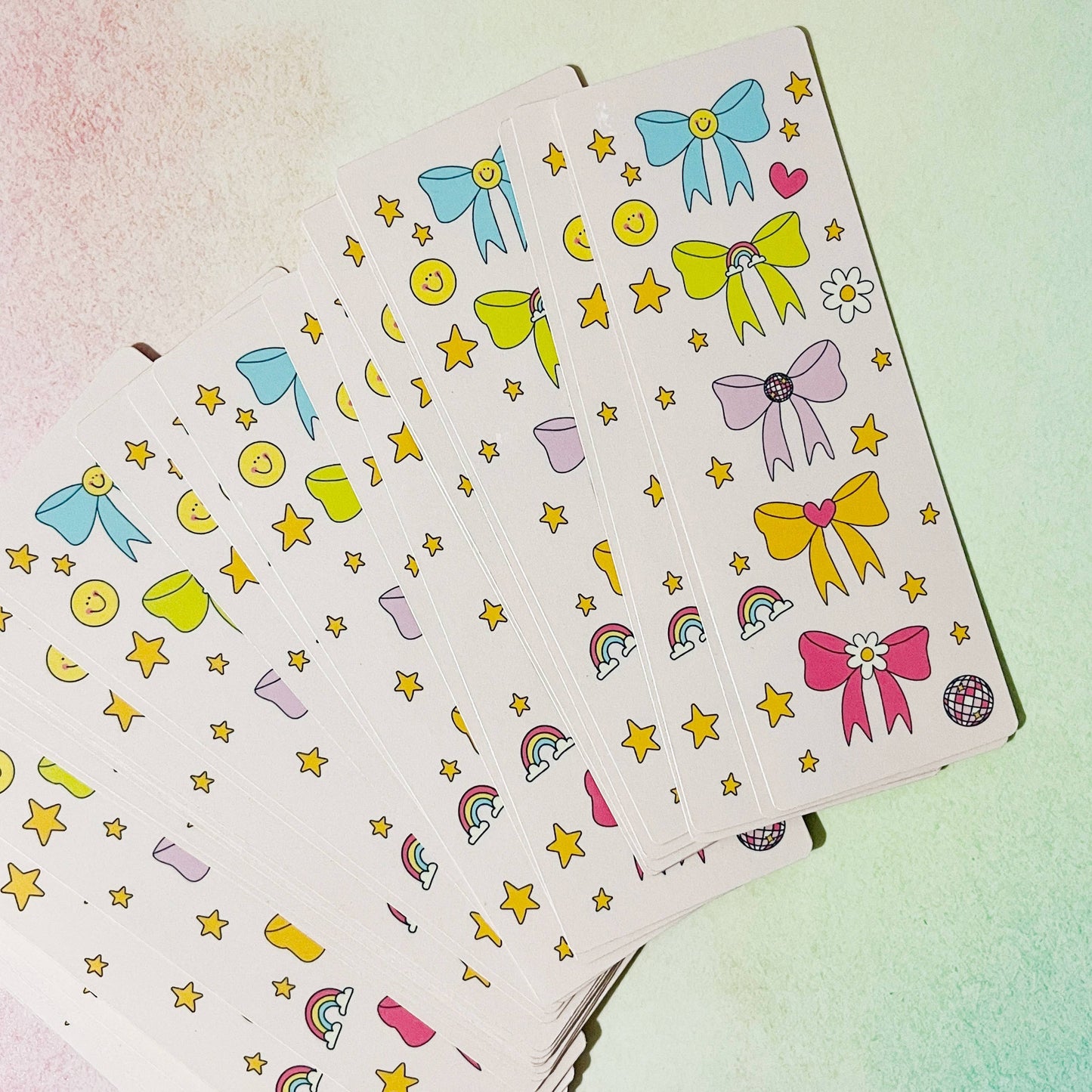 Rainbow Bows Bookmark