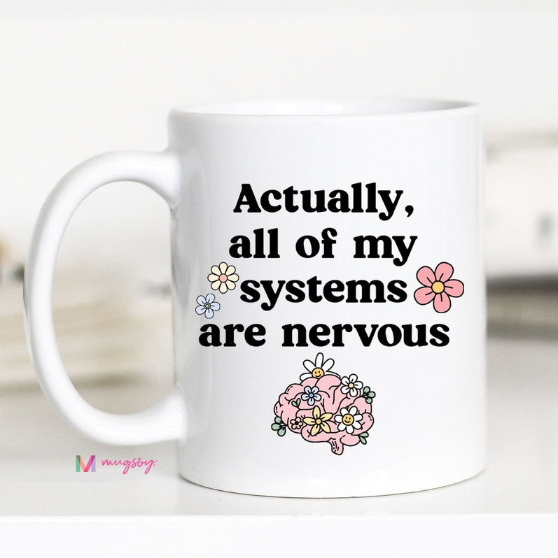 All of My Systems are Nervous Coffee Mug