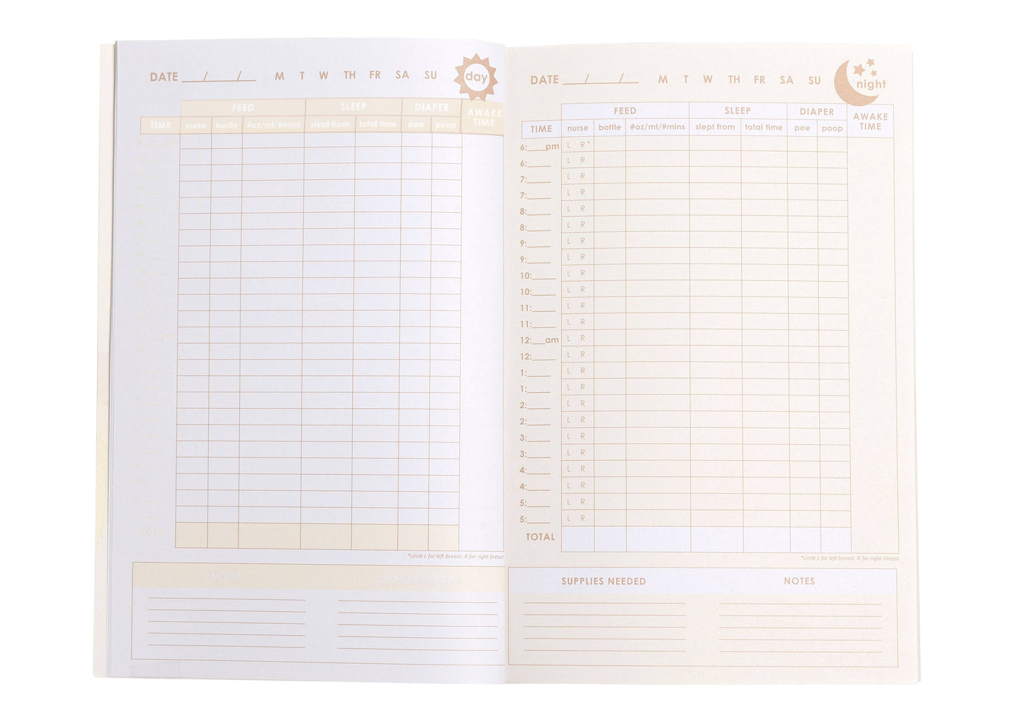 Baby's Daily Log Book
