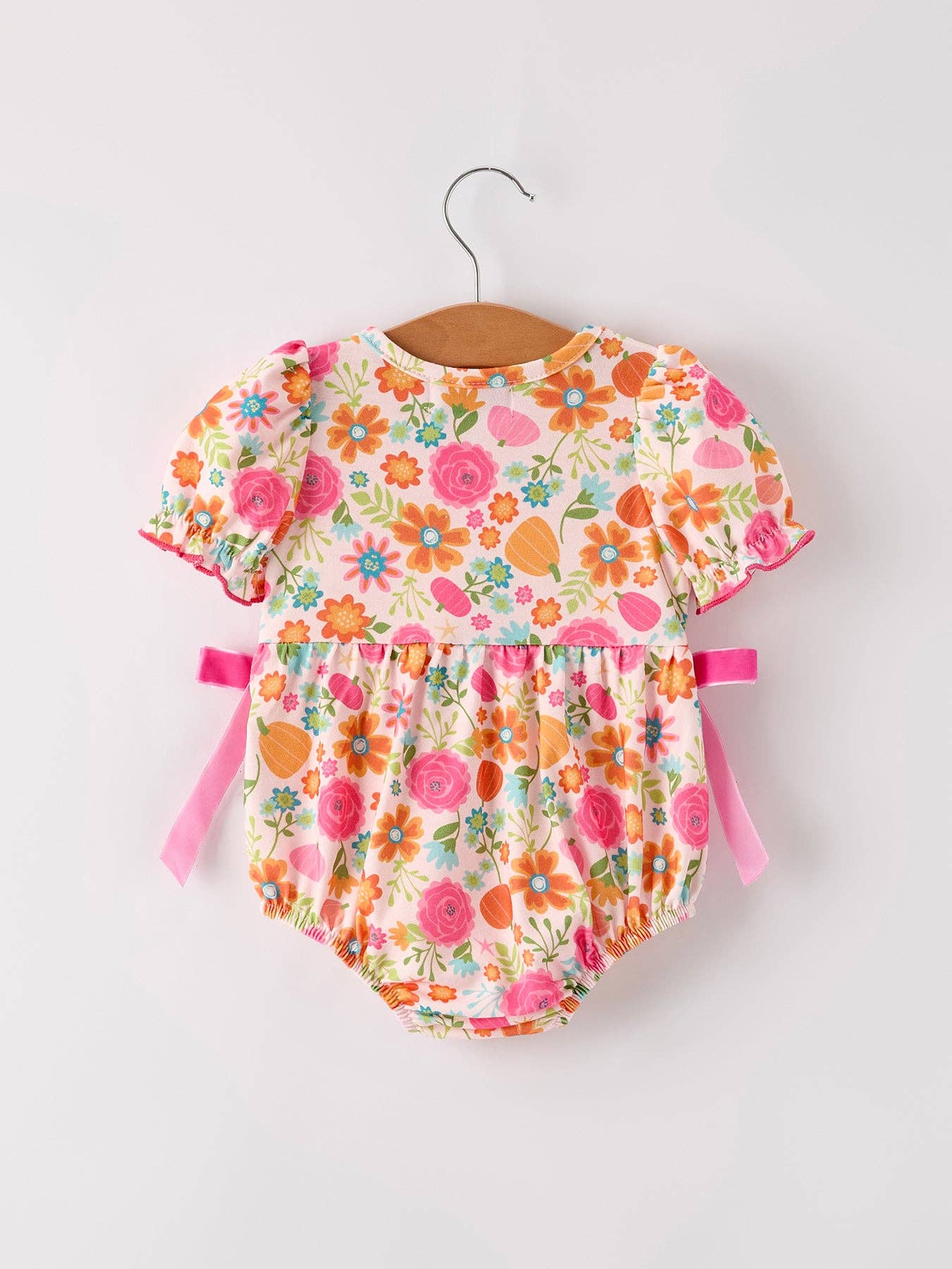 Baby Pink Pumpkin Romper