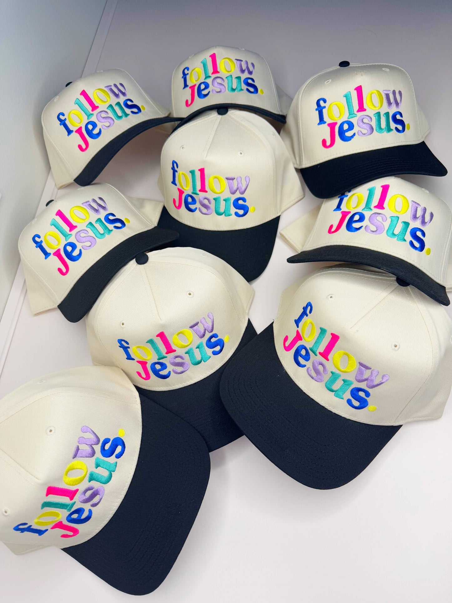Follow Jesus Trucker Hat