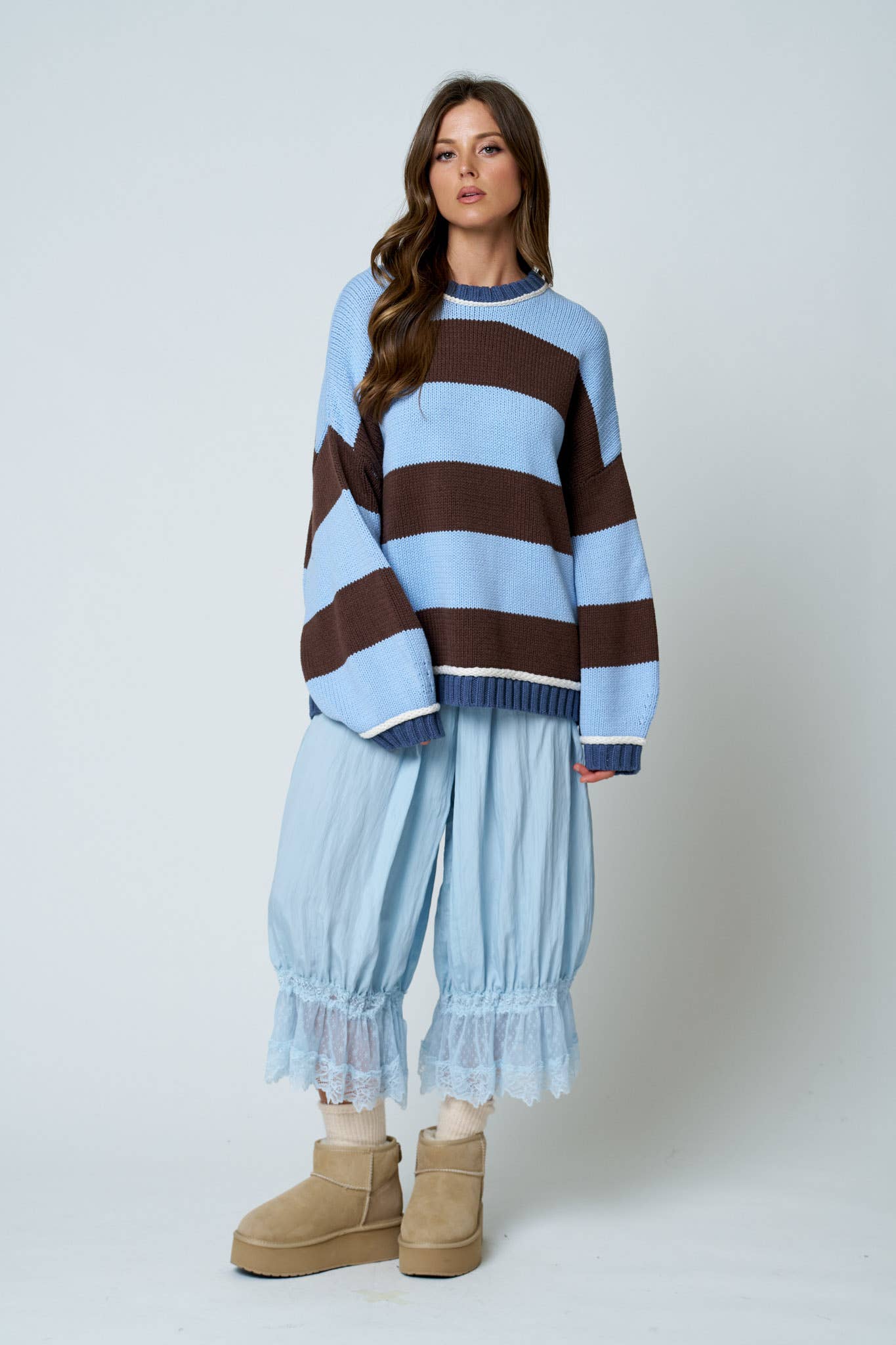 Blue Ridge Striped Sweater