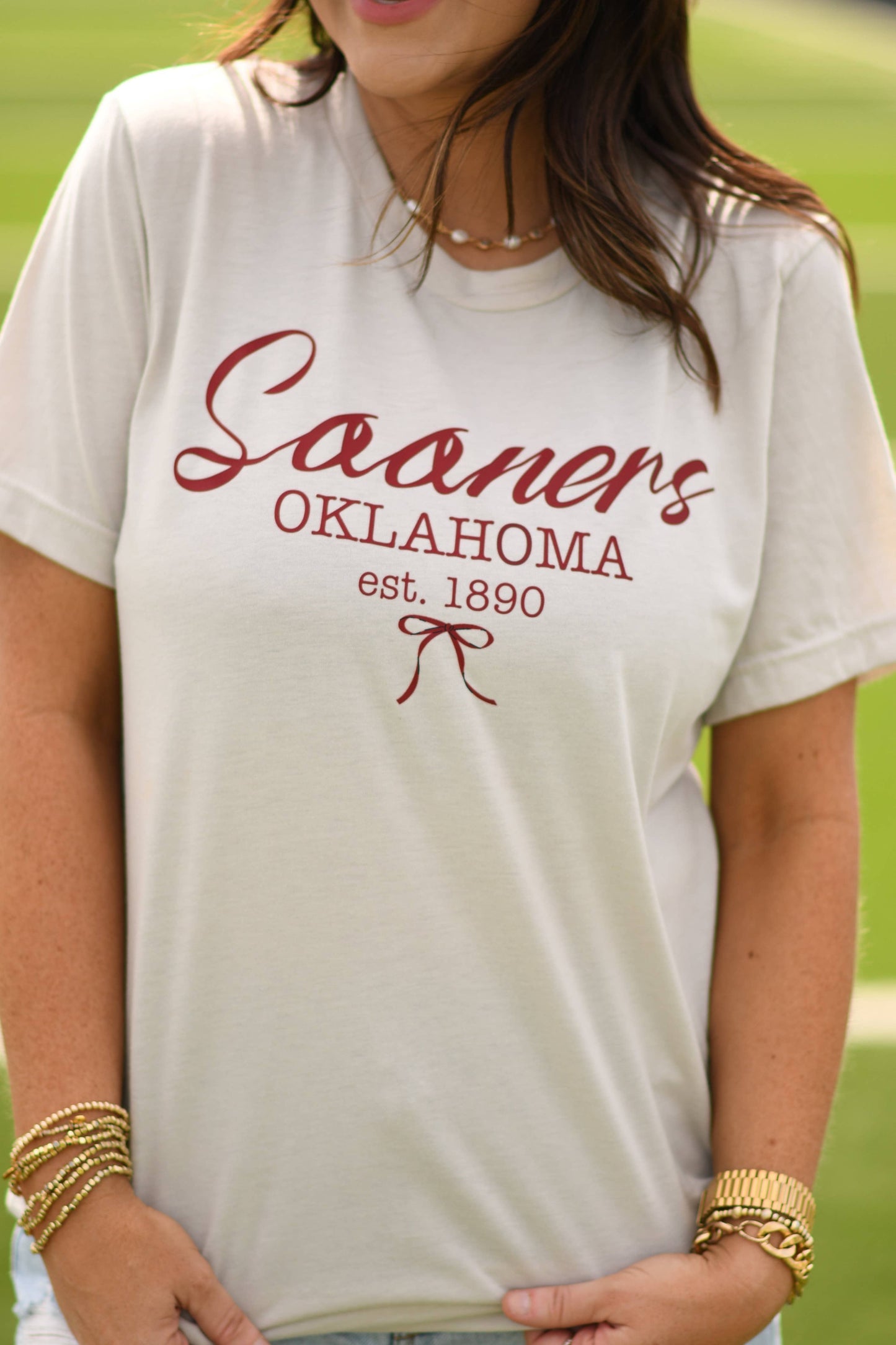 Sooners Oklahoma Bow Tee