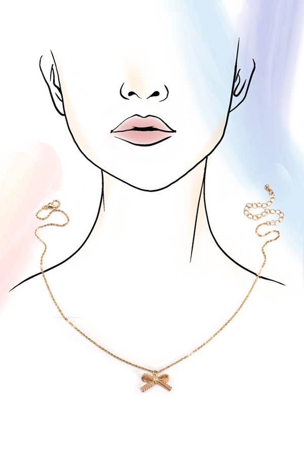 Bow Pendant Necklace
