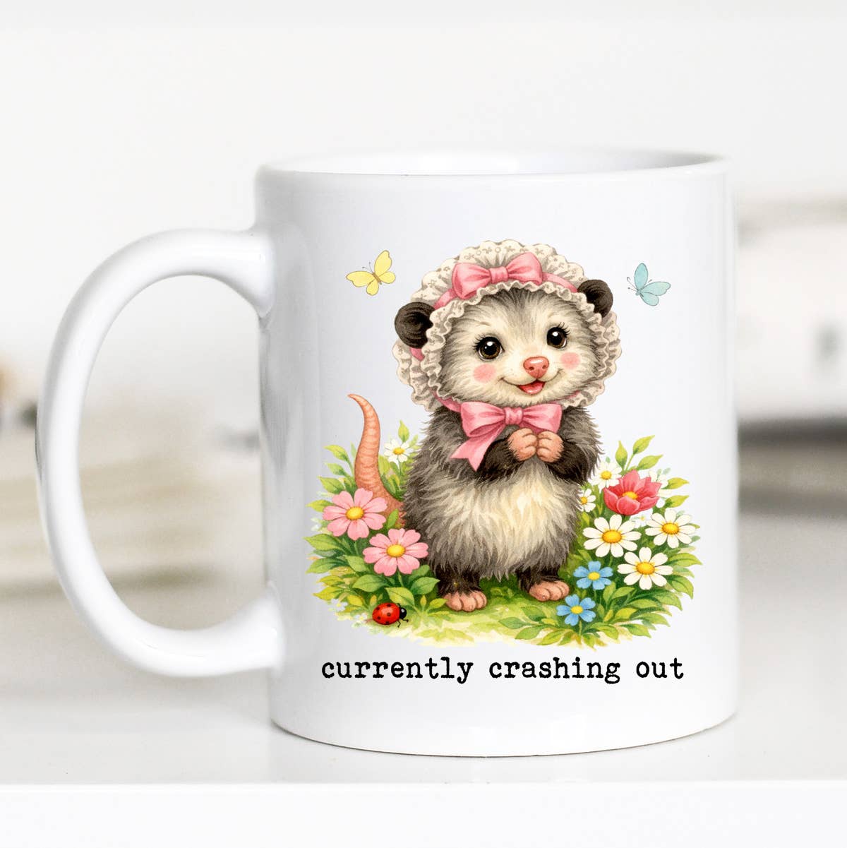 Currently Crashing Out Coffee Mug