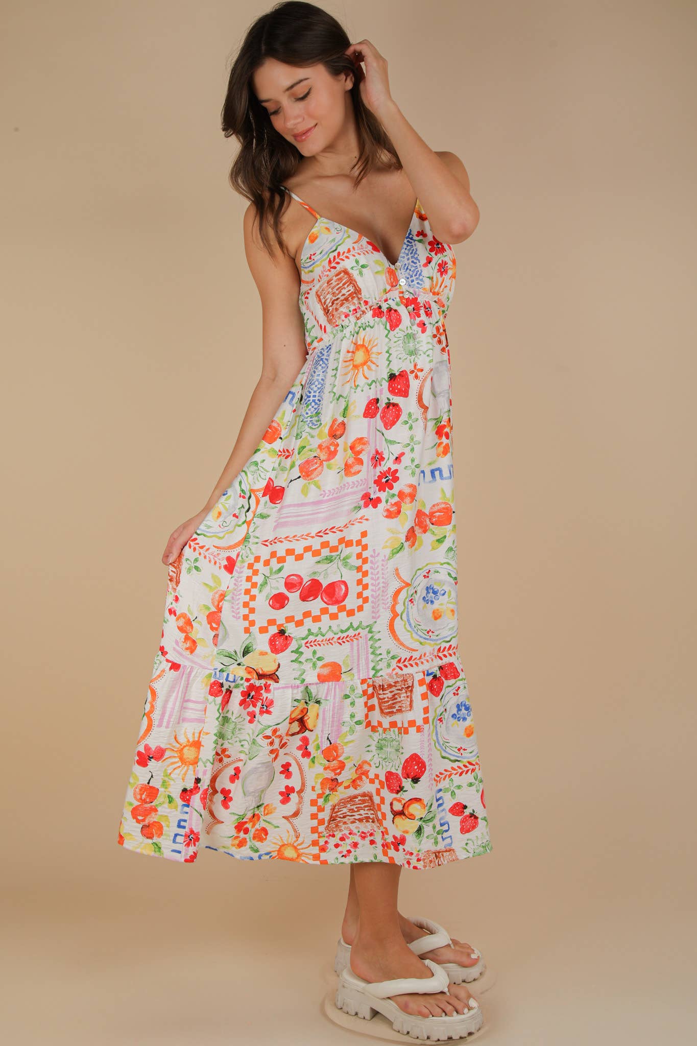 Italian Summer Midi Dress