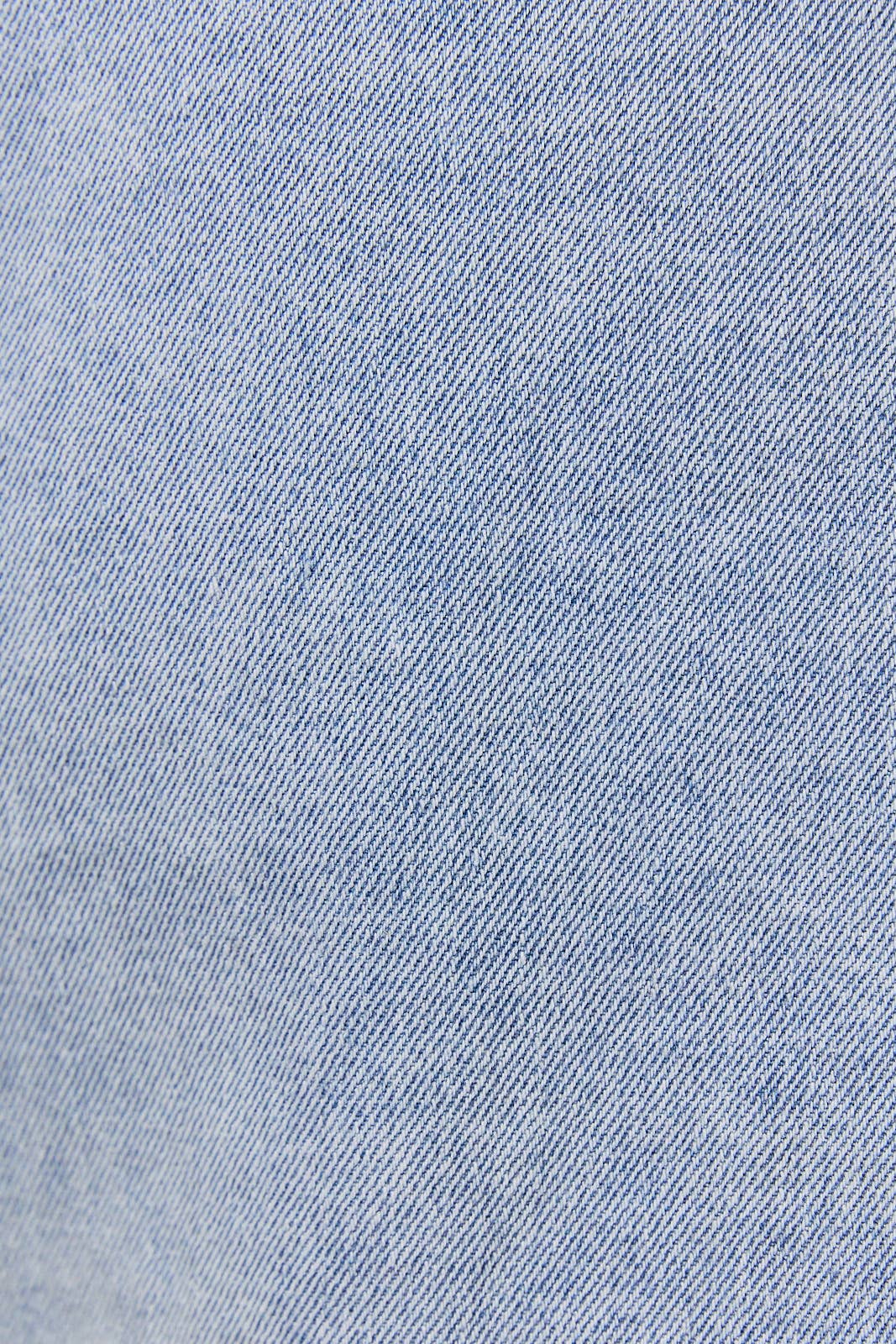 Flared Denim Mini Dress