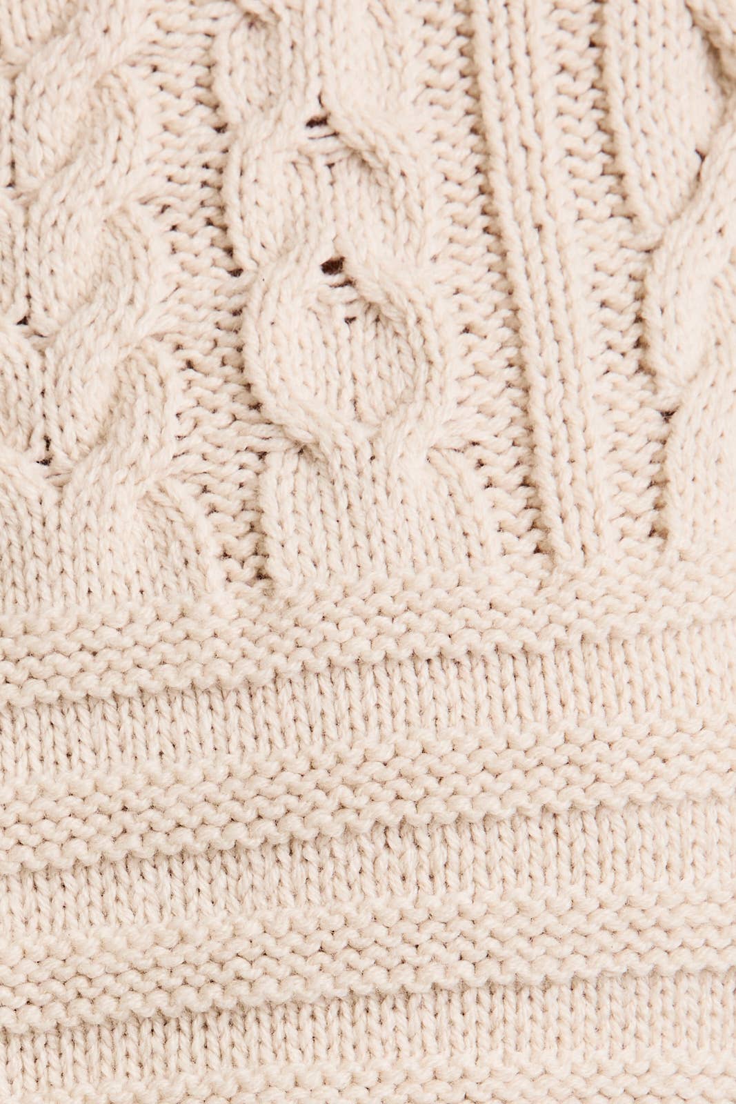 Cozy Cream Flag Sweater