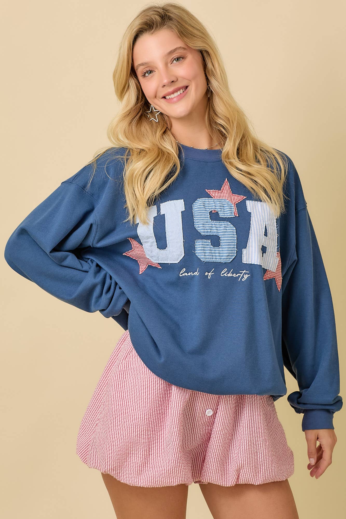 USA Patches Sweatshirt