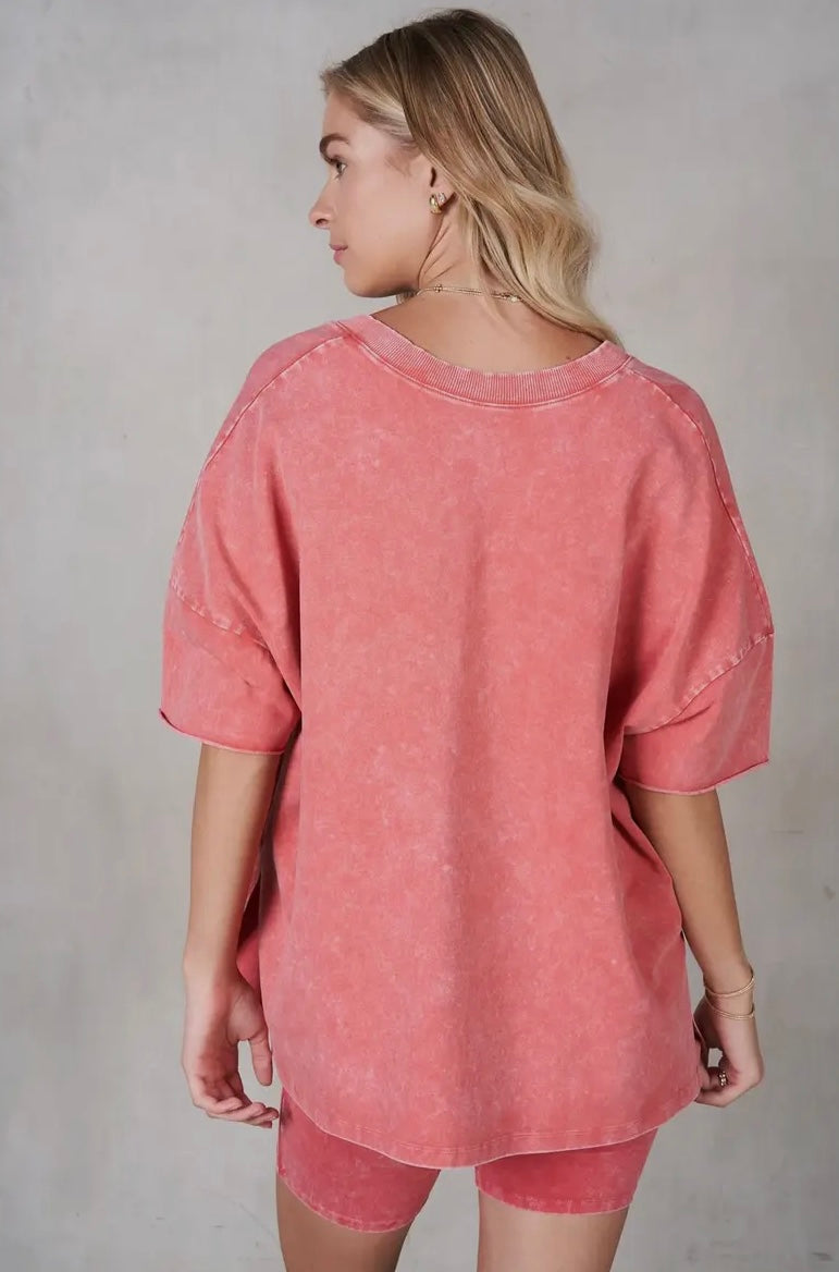 Watermelon V-Neck Top