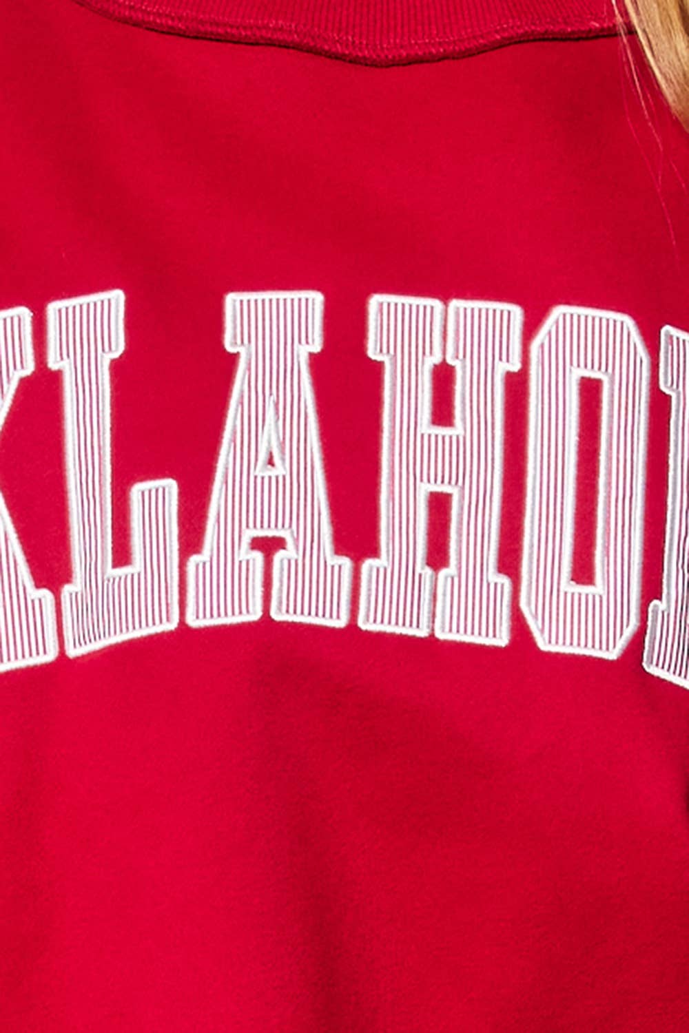 'OKLAHOMA' Mock Neck Sweatshirt